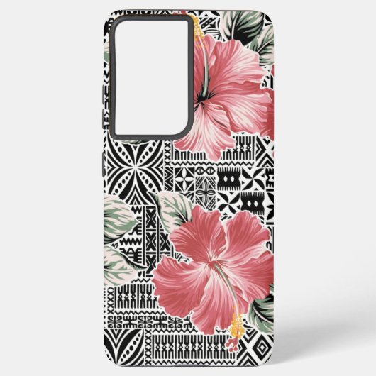 Vloerpatroon Samsung Galaxy Hoesje (Achterkant)