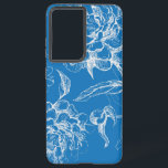 Vloerpatroon Samsung Galaxy Hoesje<br><div class="desc">Voor echte lovers van bloemen</div>
