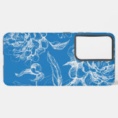 Vloerpatroon Samsung Galaxy Hoesje (Linkerkant)