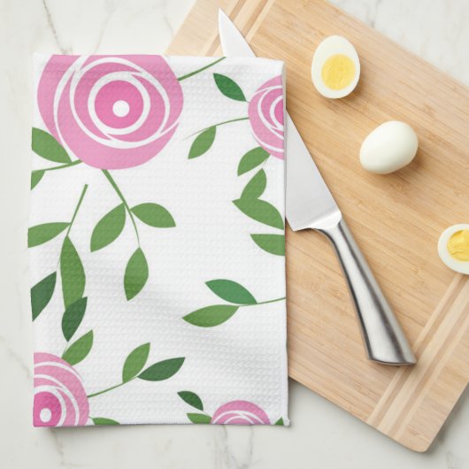 Vloerpatroon Theedoek (Quarter Fold)