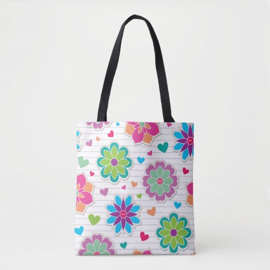 Vloerpatroon Tote Bag (Voorkant)