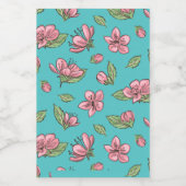 Vloerpatroon Voedselcontainer Etiket (Enkel label)