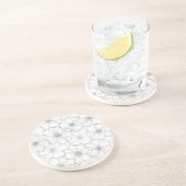 Vloerpatroon Zandsteen Onderzetter (Zijkant)