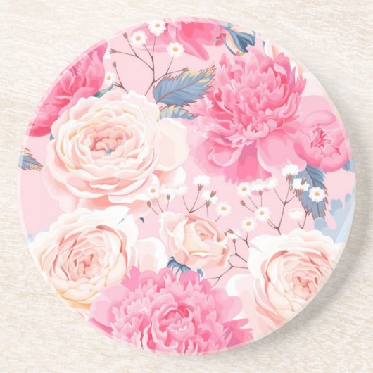 Vloerpatroon Zandsteen Onderzetter (Voorkant)