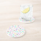 Vloerpatroon Zandsteen Onderzetter (Zijkant)