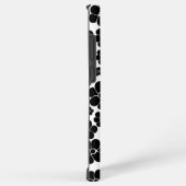 Vloerpatroon - zwart-wit samsung galaxy hoesje (Rechterkant)