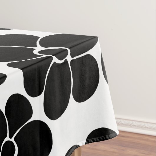 Vloerpatroon - zwart-wit tafelkleed (Voorbeeld)