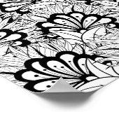 Vloerpatroonmonster 2 poster (Hoek)