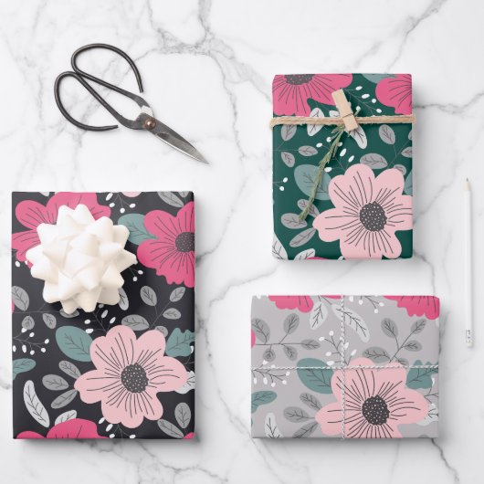 Vloerpatroonvullende papierlade Reeks 3 Inpakpapier Vel (Voorkant)