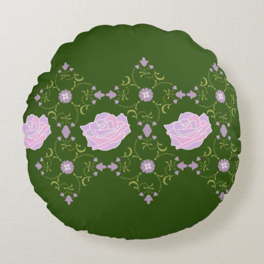 Vloerpiloot Rond Kussen (Voorkant)