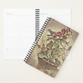 Vloerpoort en bloemen Journal Planner (Display)