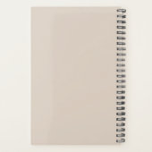 Vloerpoort en bloemen Journal Planner (Achterkant)