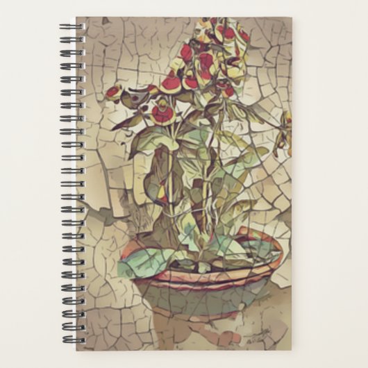 Vloerpoort en bloemen Journal Planner (Voorkant)