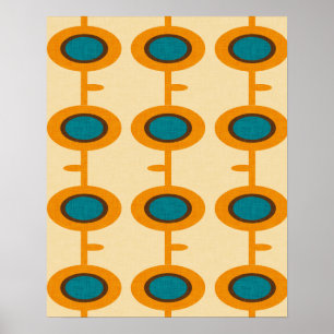 Vloerpootgeel Poster