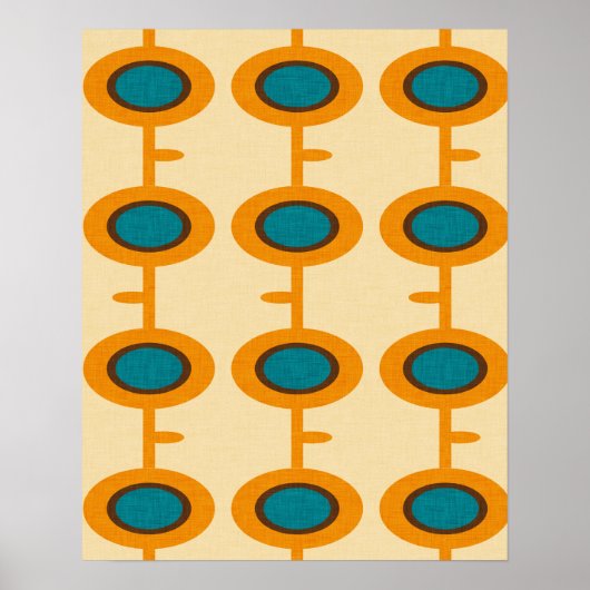 Vloerpootgeel Poster (Voorkant)