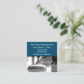 Vloerreiniging Professionele service Vierkante Visitekaartje (Staand voorkant)