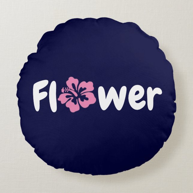 Vloerrondloods Rond Kussen (Voorkant)