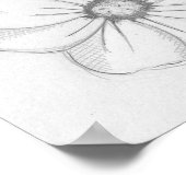 Vloerschets Poster (Hoek)