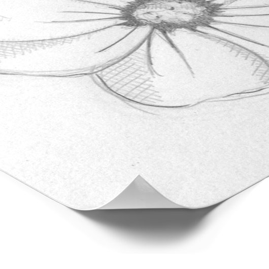 Vloerschets Poster (Hoek)