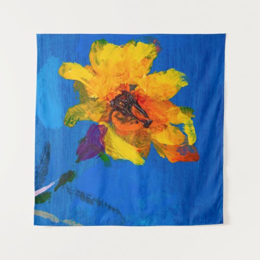 Vloerschilderij van textuurolie, Kunst Geschilderd Wandkleed (Voorkant (horizontaal))