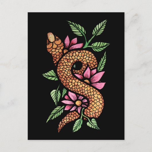 Vloerslang Briefkaart (Voorkant)