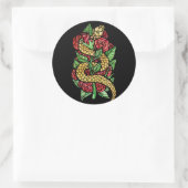 Vloerslang Ronde Sticker (Tas)
