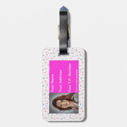 Vloerstijl Bagagelabel (Achterkant verticaal)