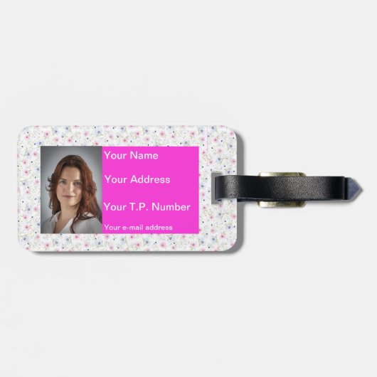 Vloerstijl Bagagelabel (Achterkant horizontaal)