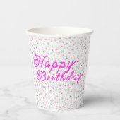 Vloerstijl Papieren Bekers (Voorkant)