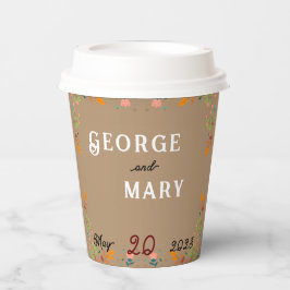 Vloerstijl Papieren Bekers