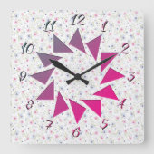 Vloerstijl Vierkante Klok (Voorkant)