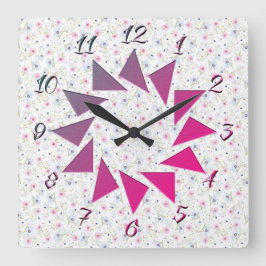 Vloerstijl Vierkante Klok