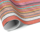 Vloerstoffenrijkdom: Mexicaanse Peruaanse texturen Cadeaupapier (Rol Hoek)