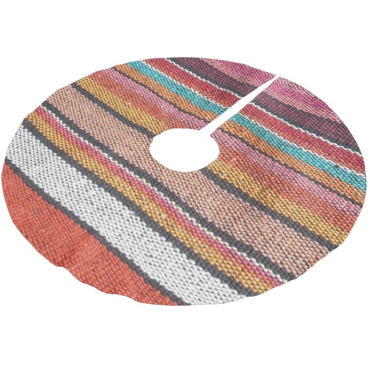 Vloerstoffenrijkdom: Mexicaanse Peruaanse texturen Kerstboom Rok (Gekanteld)