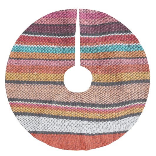 Vloerstoffenrijkdom: Mexicaanse Peruaanse texturen Kerstboom Rok (Voorkant)