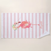 Vloerstripes van het meisje strandlaken (Voorkant)