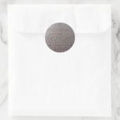 Vloerstructuur tegel ronde sticker (Tas)