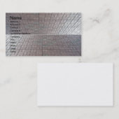 Vloerstructuur tegel visitekaartje (Voorkant / Achterkant)