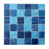 vloertegels zee blauw tegeltje (Voorkant)