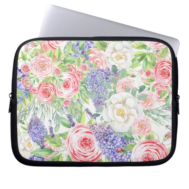 Vloertekening eenvoudig laptop sleeve (Voorkant)