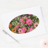 Vloerteller Ovale Sticker (Envelop)