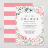 Vloertuin | Bridal Shower-uitnodiging Kaart (Voorkant / Achterkant)