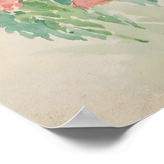 Vloertuin door Theodore Earl Butler Poster (Hoek)