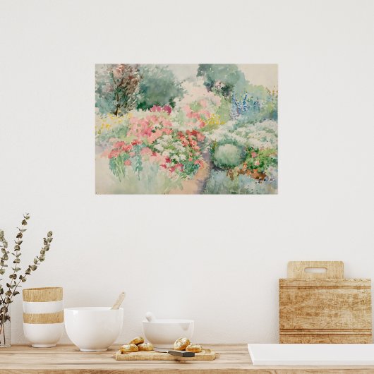 Vloertuin door Theodore Earl Butler Poster (Keuken)