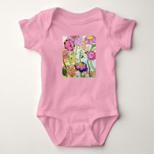 Vloertuin Eén stuk voor Baby Romper