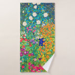 Vloertuin, Gustav Klimt Badhanddoek<br><div class="desc">Gustav Klimt (14 juli 1862 - 6 februari 1918) was een Oostenrijkse symboliek schilder en een van de meest prominente leden van de Wenen Secessiebeweging. Klimt wordt genoteerd voor zijn schilderijen, moorden, schetsen en andere voorwerpen. Naast zijn figuurwerk, dat onder meer bestaat uit aantijgingen en portretten, schilderde hij landschappen. Onder...</div>