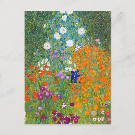 Vloertuin | Gustav Klimt Briefkaart (Voorkant)