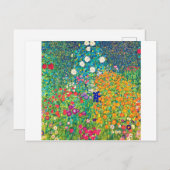 Vloertuin, Gustav Klimt Briefkaart (Voorkant / Achterkant)