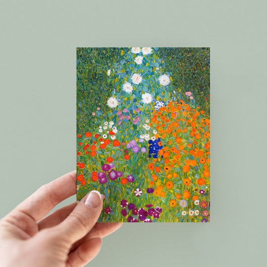 Vloertuin | Gustav Klimt Briefkaart