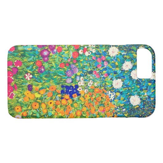 Vloertuin, Gustav Klimt Case-Mate iPhone Case (Achterkant (Horizontaal))